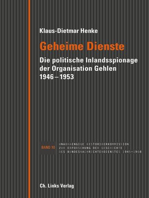 cover image of Geheime Dienste